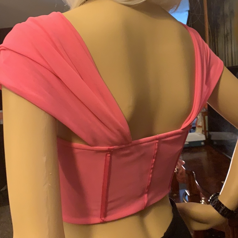 NWT 36 POINT 5 "NOT SO SWEET" CROP TOP BUSTIER - Picture 6 of 8